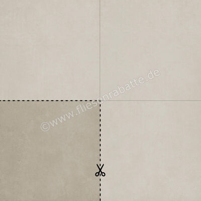  Ariostea Next CM2 Outdoor Greige 50x50x2 cm Terrassenplatte Schnittmuster Matt Eben Antislip PMS100632 SM | 533127
