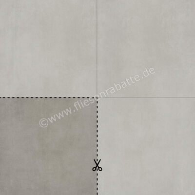  Ariostea Next CM2 Outdoor Crete 50x50x2 cm Terrassenplatte Schnittmuster Matt Eben Antislip PMS100630 SM | 533142