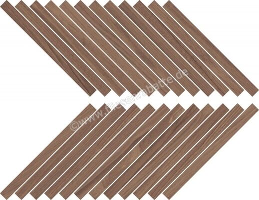  Del Conca St. Regis Noce 30x30 cm Mosaik Matt Eben Naturale 32SR09MO | 533454
