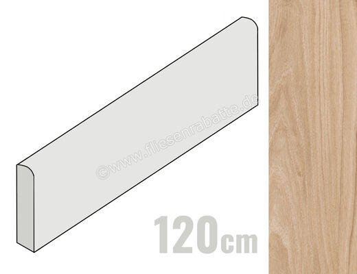  Del Conca St. Regis Beige 6.5x120 cm Sockel Matt Eben Naturale 13SR01R12 | 533508