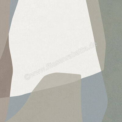  Del Conca Bioterre Artico 120x120 cm Bodenfliese / Wandfliese Shapes Matt Eben Naturale GRBESHARTIR | 534981