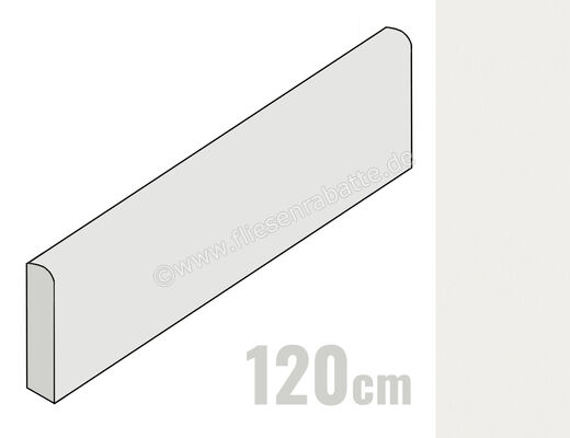  Del Conca Bioterre Calce 7x120 cm Sockel Matt Eben Naturale G0BE10R12 | 535185