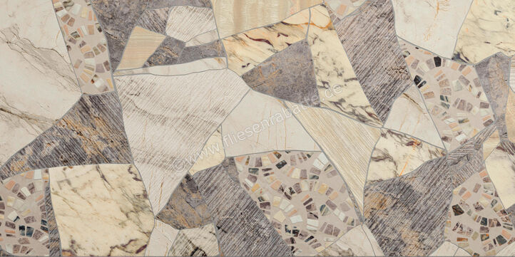  Del Conca Marble Edition Blended 60x120 cm Bodenfliese / Wandfliese Blended Matt Strukturiert Naturale GCMEBLENDR | 536622