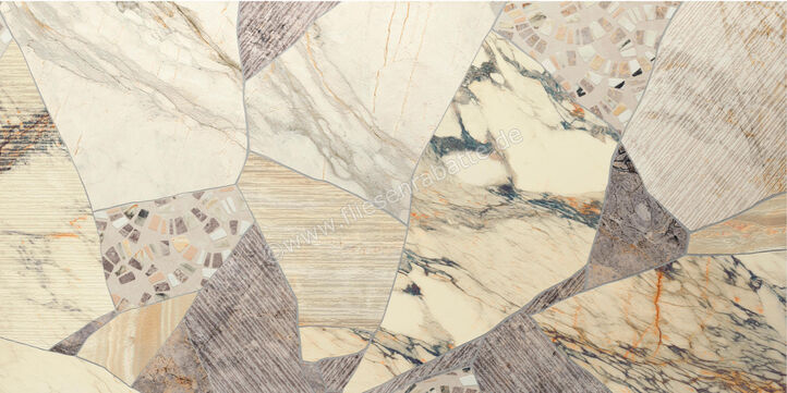  Del Conca Marble Edition Blended 60x120 cm Bodenfliese / Wandfliese Blended Matt Strukturiert Naturale GCMEBLENDR | 536625