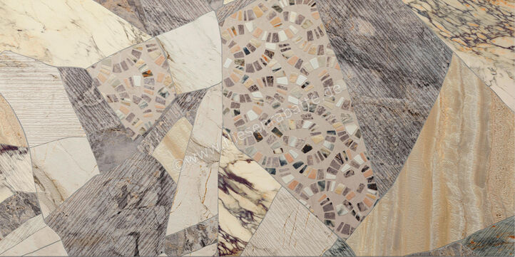  Del Conca Marble Edition Blended 60x120 cm Bodenfliese / Wandfliese Blended Matt Strukturiert Naturale GCMEBLENDR | 536628