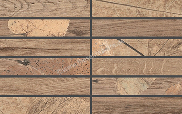  Del Conca Foreste d'Italia Noce 20x32 cm Mosaik Matt Strukturiert Naturale 27FI09MO | 537471