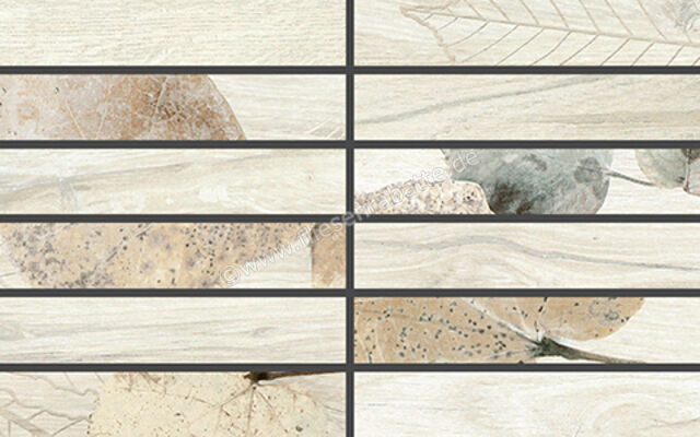  Del Conca Foreste d'Italia Bianco 20x32 cm Mosaik Matt Strukturiert Naturale 27FI10MO | 537474