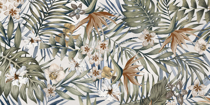  Del Conca Deco Studio Jungle 60x120 cm Wandfliese Dekor Matt Eben Naturale GCDSJUNGLER | 538437