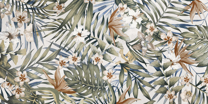  Del Conca Deco Studio Jungle 60x120 cm Wandfliese Dekor Matt Eben Naturale GCDSJUNGLER | 538440