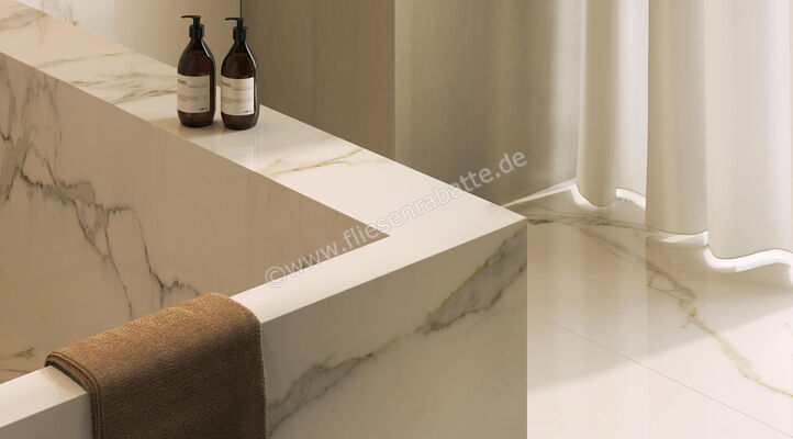  La Fabbrica Ava Calacatta Oro Calacatta Oro 60x120 cm Bodenfliese / Wandfliese Glänzend Eben Lappato 163105 | 538945
