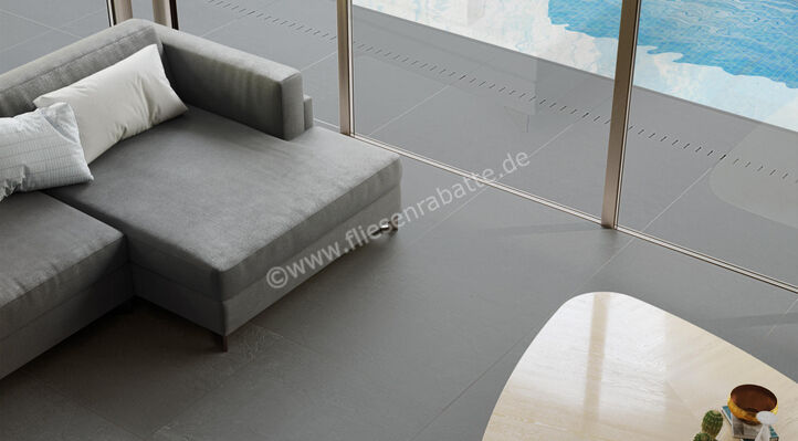  La Fabbrica Ava Ardesia Grigio 80x80 cm Bodenfliese / Wandfliese Matt Strukturiert Naturale 137016 | 539239