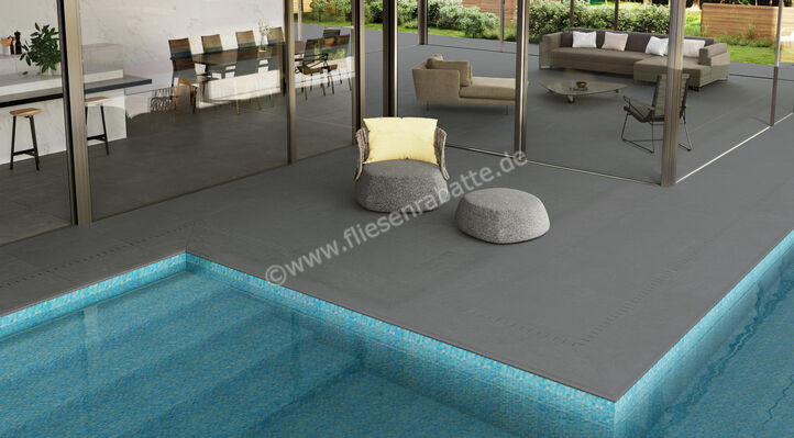  La Fabbrica Ava Ardesia Outdoor Grigio 80x80x2 cm Terrassenplatte Matt Strukturiert Naturale 137060 | 539260