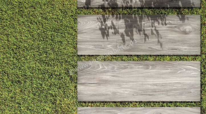  La Fabbrica Ava Amazon Outdoor Nawa 40x120x2 cm Terrassenplatte Matt Eben Naturale 076021 | 539344
