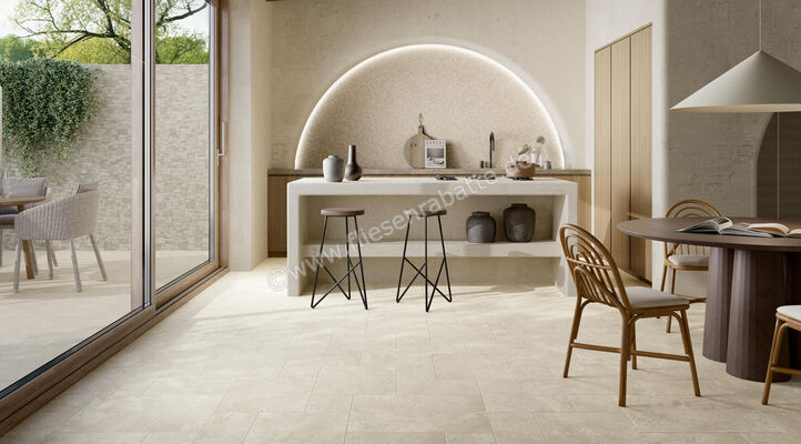  La Fabbrica Ava Chianca Ostuni 30x30 cm Mosaik Spaccatella Matt Eben Naturale 184411 | 539404