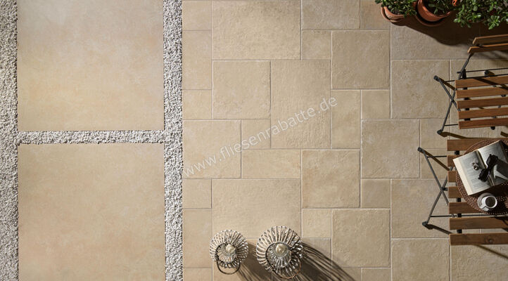  La Fabbrica Ava Chianca Outdoor Cursi 100x100x2 cm Terrassenplatte Matt Eben Naturale 184042 | 539443