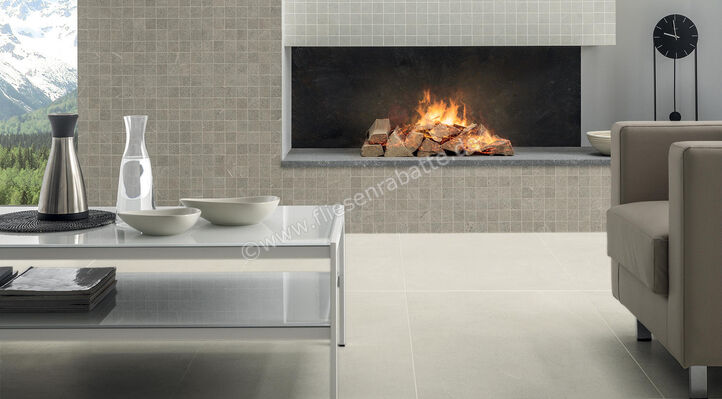  La Fabbrica Ava Dolomiti Calcite 60x60 cm Bodenfliese / Wandfliese Matt Eben Naturale 086041 | 539464