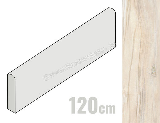  La Fabbrica Ava Amazon Arara 6.5x120 cm Sockel Matt Eben Naturale 076100 | 540118