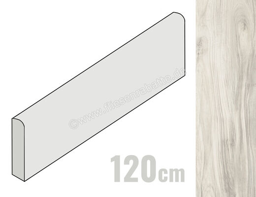  La Fabbrica Ava Amazon Kamba 6.5x120 cm Sockel Matt Eben Naturale 076102 | 540121