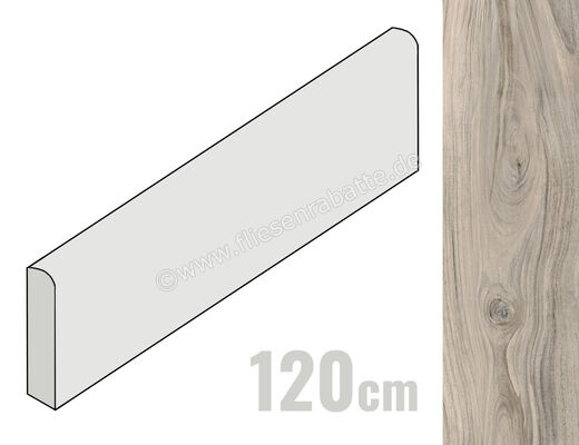 La Fabbrica Ava Amazon Nawa 6.5x120 cm Sockel Matt Eben Naturale 076106 | 540127