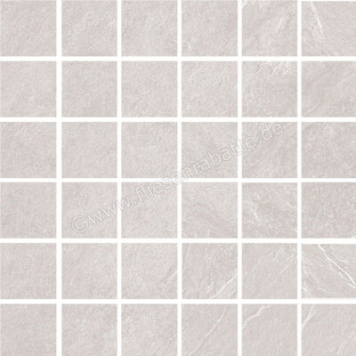  La Fabbrica Ava Ardesia Bianco 30x30 cm Mosaik 5x5 Matt Strukturiert Naturale 137201 | 540307