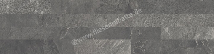  La Fabbrica Ava Ardesia Grigio 15x60 cm Wandfliese Muretto 3D 7mm - 11mm Matt Strukturiert Naturale 137046 | 540436