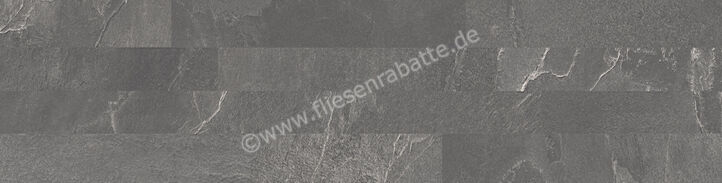  La Fabbrica Ava Ardesia Grigio 15x60 cm Wandfliese Muretto 3D 7mm - 11mm Matt Strukturiert Naturale 137046 | 540439