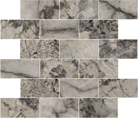  La Fabbrica Ava Gemstone Grey 30x30 cm Muretto Matt Eben Naturale 179135 | 541174
