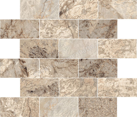  La Fabbrica Ava Gemstone Desert 30x30 cm Muretto Matt Eben Naturale 179133 | 541177