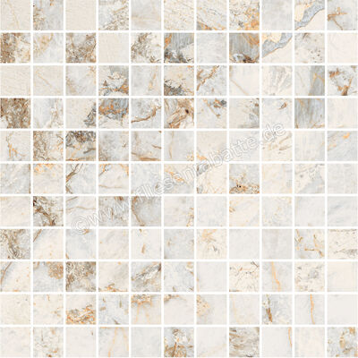  La Fabbrica Ava Gemstone Natural 30x30 cm Mosaik Matt Eben Naturale 179122 | 541192