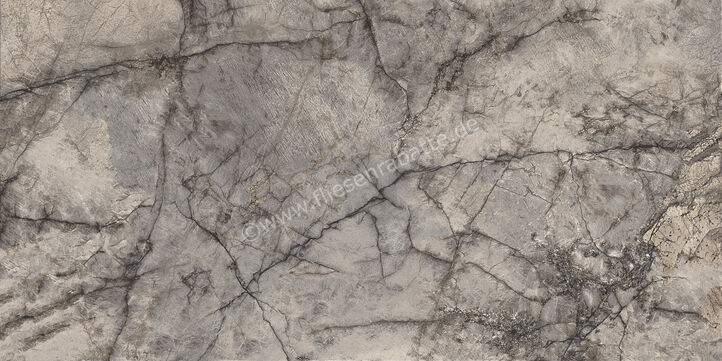  La Fabbrica Ava Gemstone Grey 60x120 cm Bodenfliese / Wandfliese Glänzend Eben Lappato 179075 | 541204