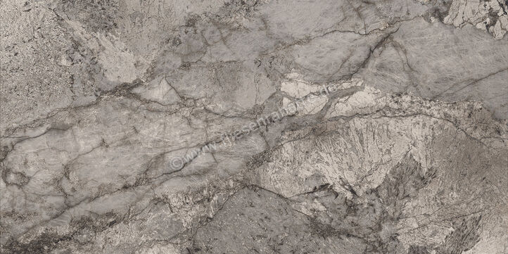  La Fabbrica Ava Gemstone Grey 60x120 cm Bodenfliese / Wandfliese Glänzend Eben Lappato 179075 | 541210