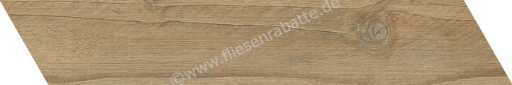  La Fabbrica Ava Ca Foscari Tabacco 7.5x40.7 cm Bodenfliese / Wandfliese Chevron Matt Eben Naturale 094108 | 541828