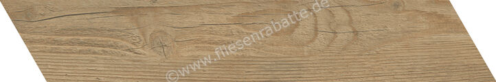  La Fabbrica Ava Ca Foscari Tabacco 7.5x40.7 cm Bodenfliese / Wandfliese Chevron Matt Eben Naturale 094108 | 541831