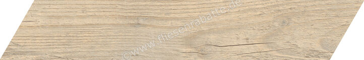  La Fabbrica Ava Ca Foscari Avana 7.5x40.7 cm Bodenfliese / Wandfliese Chevron Matt Eben Naturale 094107 | 541855