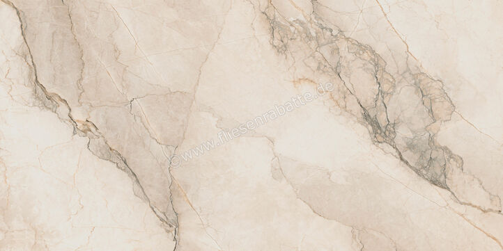  La Fabbrica Ava Bolgheri Stone Beige 60x120 cm Bodenfliese / Wandfliese Glänzend Eben Lappato 196012 | 542695