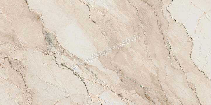  La Fabbrica Ava Bolgheri Stone Beige 60x120 cm Bodenfliese / Wandfliese Glänzend Eben Lappato 196012 | 542707