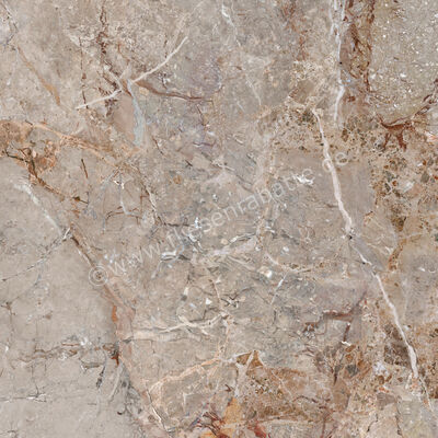  La Fabbrica Ava Breccia Argentum Breccia Argentum 120x120 cm Bodenfliese / Wandfliese Glänzend Eben Lappato 163021 | 542956