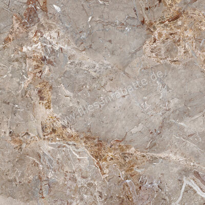  La Fabbrica Ava Breccia Argentum Breccia Argentum 120x120 cm Bodenfliese / Wandfliese Glänzend Eben Lappato 163021 | 542959