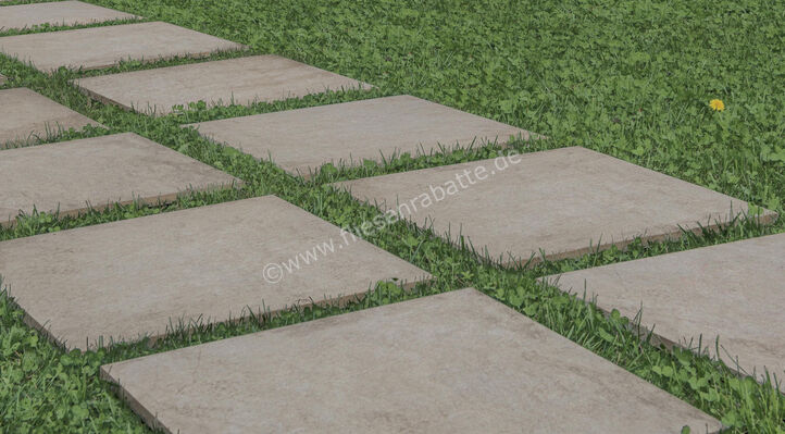  La Fabbrica Ava I Quarzi Outdoor Prasio 60x60x2 cm Terrassenplatte Matt Strukturiert Naturale 662RE7 | 543031
