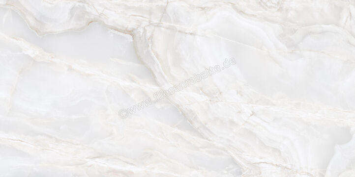  La Fabbrica Ava Onice Iride Avorio 60x120 cm Bodenfliese / Wandfliese Glänzend Eben Lappato 173061 | 543112