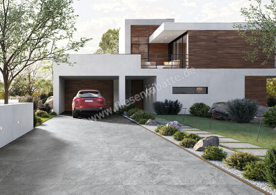  La Fabbrica Ava Storm Outdoor Fog 60x60x2 cm Terrassenplatte Matt Eben Naturale 117050 | 543406
