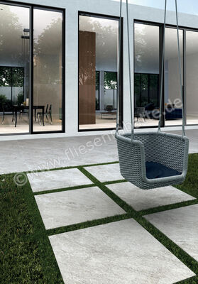  La Fabbrica Ava Storm Outdoor Salt 60x60x2 cm Terrassenplatte Matt Eben Naturale 117048 | 543418
