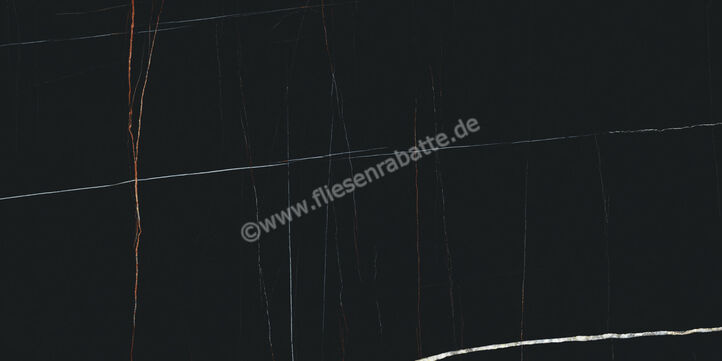  La Fabbrica Ava Sahara Noir Sahara Noir 60x120 cm Bodenfliese / Wandfliese Glänzend Eben Lappato 135061 | 543505