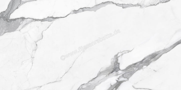  La Fabbrica Ava Statuario Reale Statuario Reale 60x120 cm Bodenfliese / Wandfliese Glänzend Eben Lappato 163107 | 543529