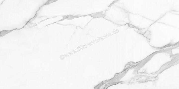  La Fabbrica Ava Statuario Reale Statuario Reale 60x120 cm Bodenfliese / Wandfliese Glänzend Eben Lappato 163107 | 543535