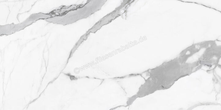  La Fabbrica Ava Statuario Reale Statuario Reale 60x120 cm Bodenfliese / Wandfliese Glänzend Eben Lappato 163107 | 543541