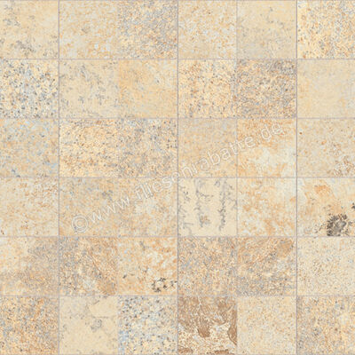  La Fabbrica Ava Royal Stone Royal Stone 30x30 cm Mosaik 5x5 Matt Strukturiert Naturale 122015 | 544597