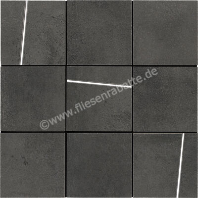  La Fabbrica Ava Hurban Graphite 30x30 cm Bodenfliese / Wandfliese Quadrotto Intarsio Matt Eben Naturale 177324 | 546076