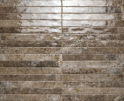  La Fabbrica Ava Kist Lux Beige Lux 4.8x45 cm Wandfliese Glänzend Strukturiert Glossy 264002 | 546289