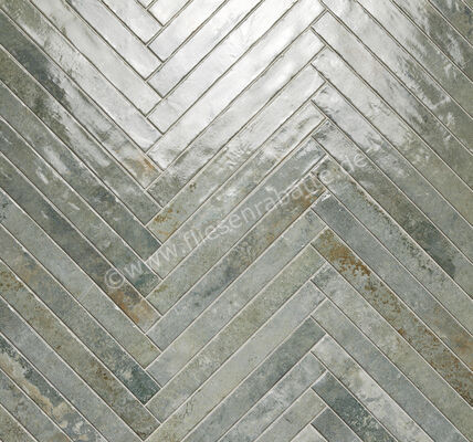  La Fabbrica Ava Kist Lux Jade Lux 4.8x45 cm Wandfliese Glänzend Strukturiert Glossy 264042 | 546331